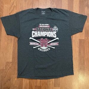 Champion Mississippi State Bulldogs 2021 Baseball National Champions Shirt XL